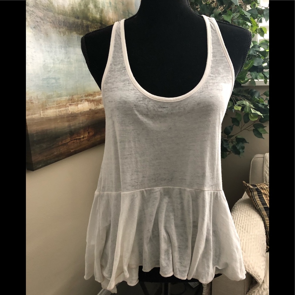 We The Free Vintage White Summer Top